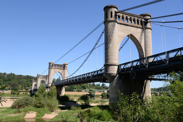 Brücke bei Langeais, Frankreich