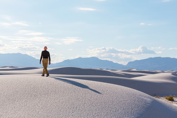 White sands