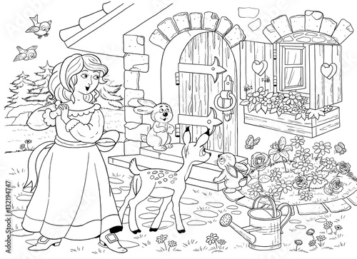 fairy tale characters coloring pages - photo #19