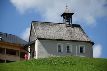 Fototapeta na wymiar Kapelle am Faschinajoch
