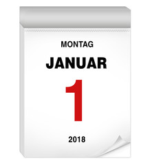 1 Januar Kalender