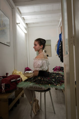 Il camerino con la ballerina