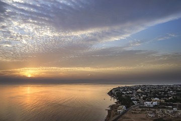 Naklejka premium The rising sun