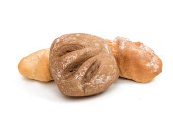 Italian pastries isolated