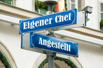 Schild 190 - Eigener Chef