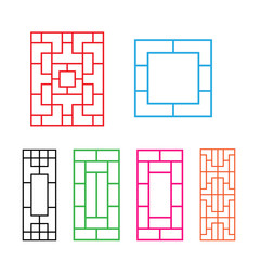 Chinese ornament for door, window, wall and fence