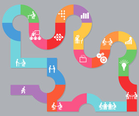 zusammenarbeit und Planung in der Firma