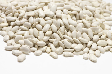 Pile of white beans