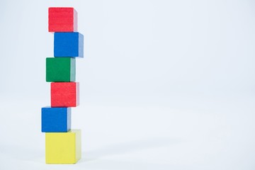 Stack of building blocks