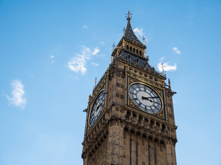 Fototapeta na wymiar Big Ben tower clock