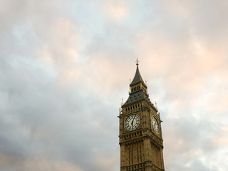 Fototapeta na wymiar Big Ben clock tower