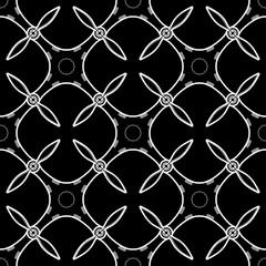 Fototapeta premium Graphic drones pattern