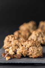Healthy Oatmeal Cookies Dark
