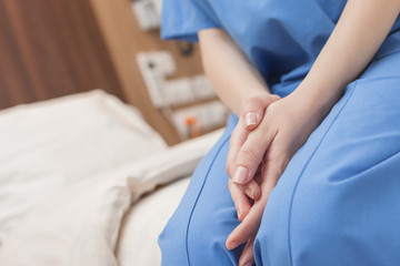 Fototapeta premium Patient hospital hands 