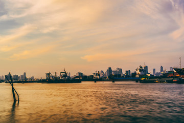 Fototapeta premium The Cargo Ships