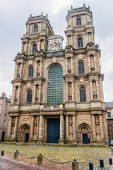 Fototapeta na wymiar Gothic Cathedral of Saint Peter (1541 - 1704). Rennes. France.