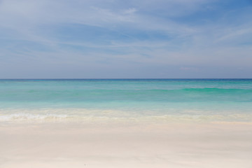 beautiful beach and tropical sea