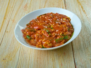 Corn Capsicum Masala