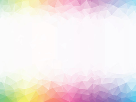 rainbow colored geometric background