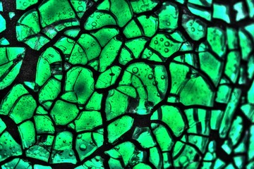 Green Glass Abstract