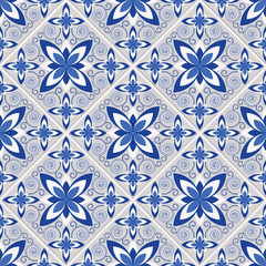 Tile decorative pattern ornament.