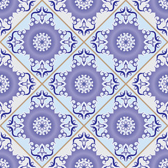 Tile decorative pattern ornament.