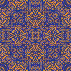 Tile decorative pattern ornament.