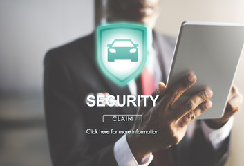 Security Insurance Privacy Policy Private Protection Concept