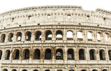 Fototapeta na wymiar Colosseum in Rome.