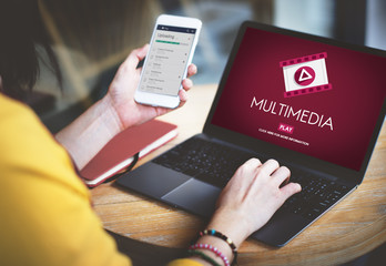 Multimedia Entertainment Media Digital Concept