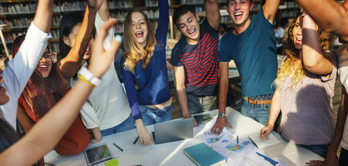 Classmate Celebrate Team Group Community Concept