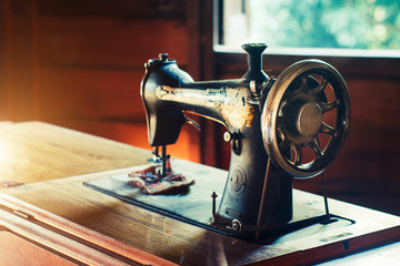 Old sewing machine