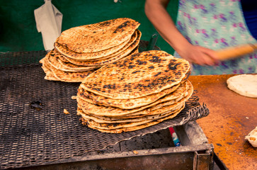 grilled flat bread