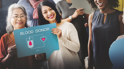 Blood Donation Give Life Transfusion Sangre Concept - obrazy, fototapety, plakaty