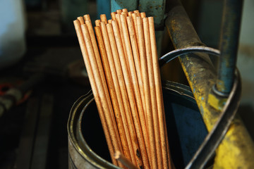 Gouging carbon electrode rods,Used in industrial metal steel in