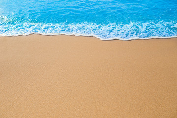 Wave on the sand.
