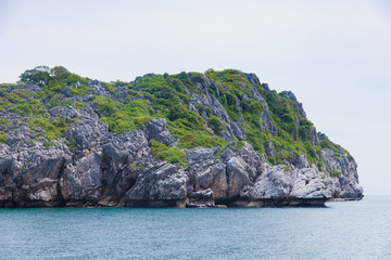 Fototapeta na wymiar View of islands from Ang Thong National Marine Park, Thailand