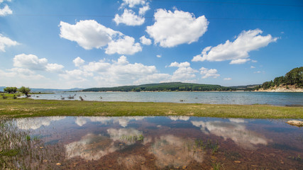 Fototapeta premium Montagna e lago