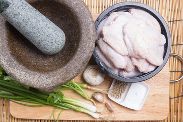 Ingredient of fried chicken