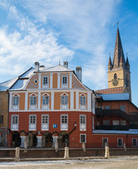Sebiu elegante città della Transilvania