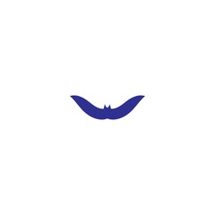 Fototapeta premium Blue bat icon
