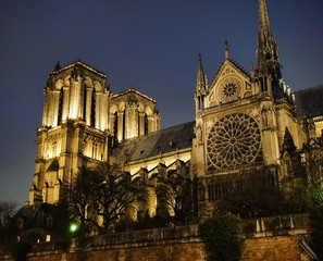 Plakat Notre Dame in Paris