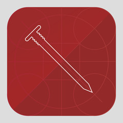 nail vector icon
