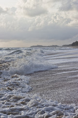 Wind, waves and rains