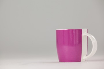 Pink coffee cup