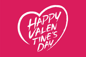 The Happy valentine day color background