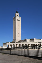 Malik Ibn Anas Mosque or El Abidine Mosque in Carthage, Tunis, Tunisia