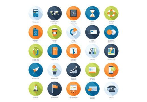 25 Business Services Icons