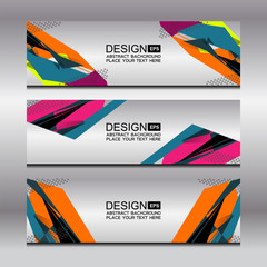 Business Banners Template Design, vector illustration