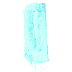 Turquoise blue background. Grunge surface pattern design. Washes texture. Abstract stains and splashes. Textured painted template. Watercolor painting artwork. Hand drawn vector illustration.